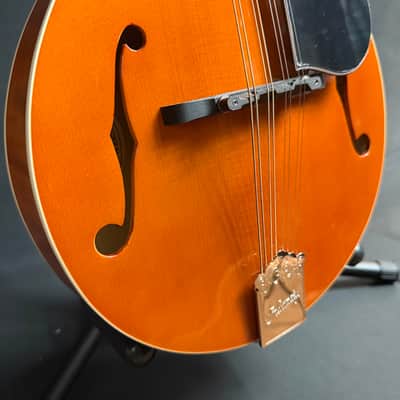 Kentucky KM-252 Artist Deluxe A-Style Mandolin Transparent Amber w/ Gig Bag image 6