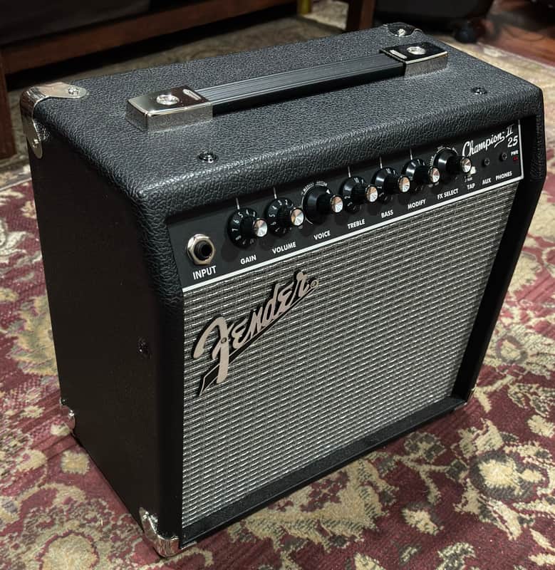 Fender Champion II 25 25-Watt 1x8" Guitar Combo 2024 - Present Black image 1