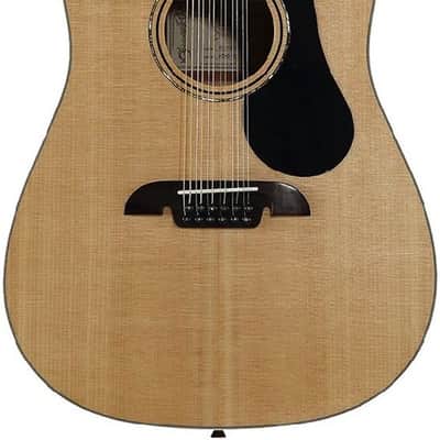 Alvarez AD60-12 Acoustic 12 String Guitar Natural Finish image 1