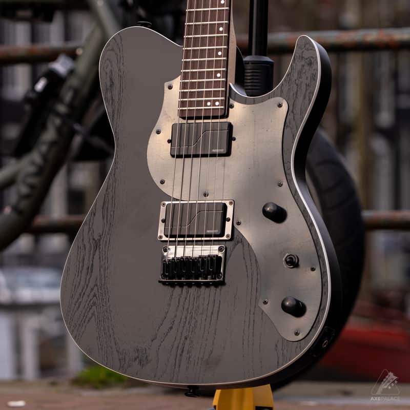 FGN J-Standard Iliad 6 String Open Pore Black Satin image 1