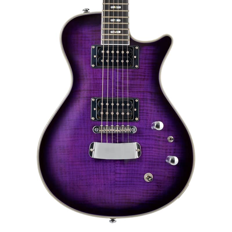 Hagstrom Ultra Swede Single Cut Electric Guitar - Mystique Burst image 1