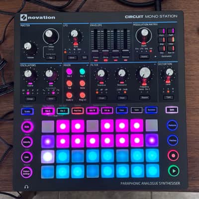 Novation [NOS - New Old Stock] Circuit Mono Station - Paraphonic Analogue Synthesizer 2017 - 2021 - Complete with Box, Manual, Cables, Adaptor image 1