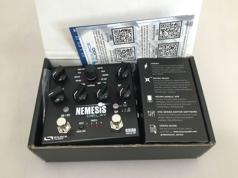 Source Audio Nemesis ADT Delay Pedal w/ Tap Tempo Switch image 1