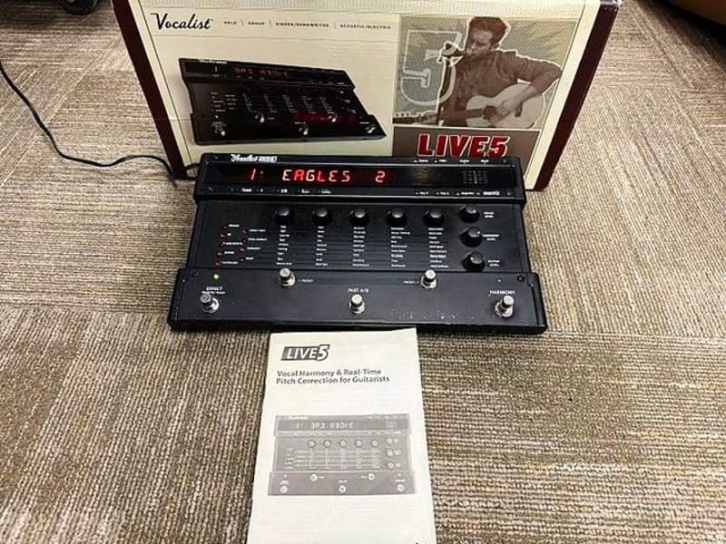 DigiTech Vocalist Live 5 Vocal Harmony & Effects Pedal w/ Factory Box & Factory Adapter, Very Good Condition image 1