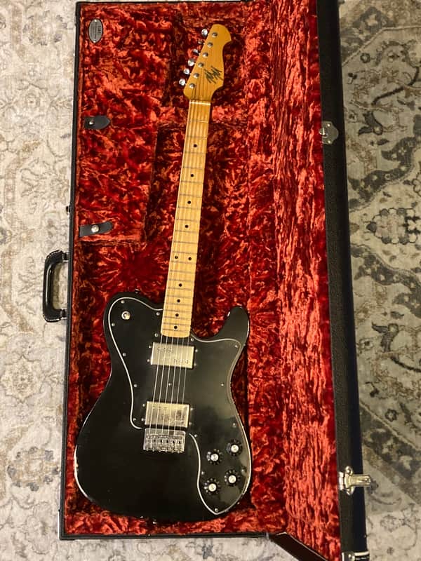Mario Martin T-Lux 2016 - Black Nitrocellulose Light Medium Relic (custom build for Brad Fernquist) image 1