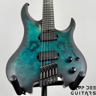 Legator Ghost G6FSS Multiscale Headless Electric Guitar w/ Bag - Dark Sapphire image 8