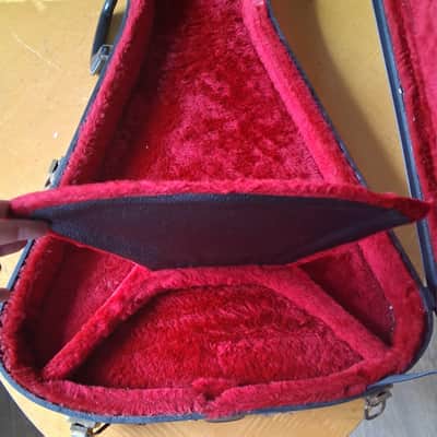 Gibson Bass Flying Bass Case 70s/80s - Black/Red Inside image 4