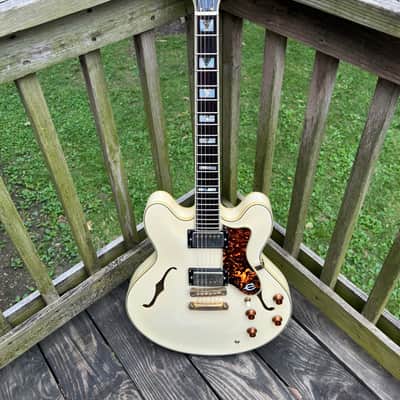 Epiphone Sheraton II 1993 - RARE Vintage Alpine White! - MIK - 8.2 lbs with HSC - Samick 335 Made in Korea image 1