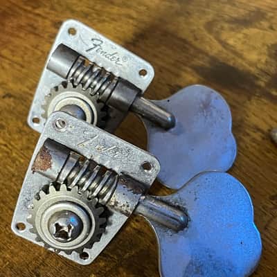 1970s Fender Musicmaster Mustang Coronado set bass tuners image 2