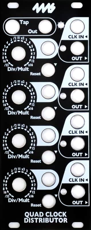 4MS BLACK FACEPLATES-QCD : BRAND NEW :  [DETROIT MODULAR] image 1