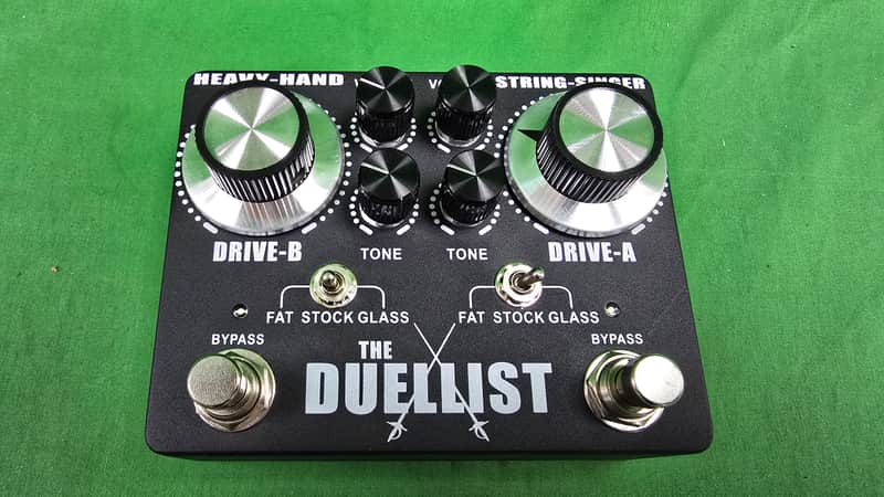 King Tone Guitar The Duellist V3 with External Dip Switches Black Tested image 1