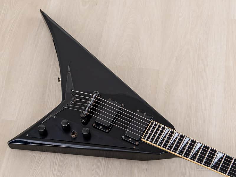 2006 Jackson Stars Randy Rhoads RR-J2BE Flying V Black w/ EMG | Reverb