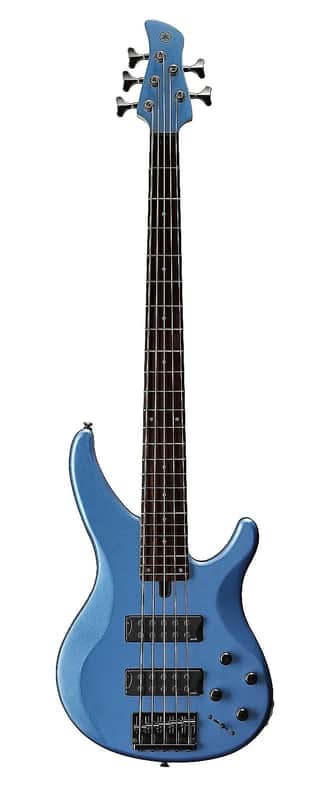 Mint Yamaha TRBX305 5-String Bass Guitar - Factory Blue image 1