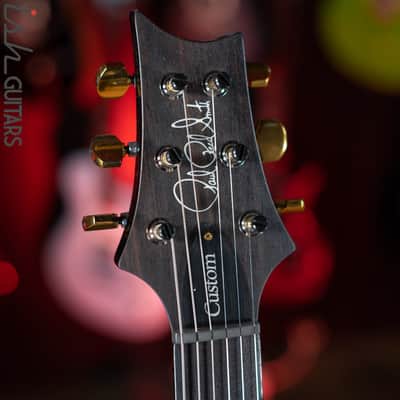 PRS Custom 24 10 Top Purple Iris w/ Black Burst & Back image 3