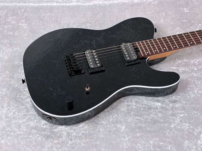 IN-STOCK - CHARVEL STANDARD SERIES TELE STYLE 2 SD2 HH  HT / GLOSS BLACK image 1