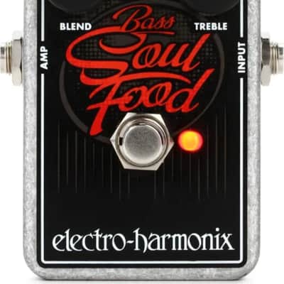 Electro-Harmonix Bass Soul Food Stomp Box Effect Pedal with power supply image 1
