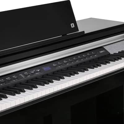 Kurzweil CUP P1 Home Digital Upright Piano 88 Keys, Bluetooth+MIDI & USB Connectivity, Black Polished Finish image 4