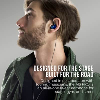 MEE audio M6 PRO 2nd Generation Universal-Fit Noise-Isolating Musicians’ in-Ear Monitors B image 2