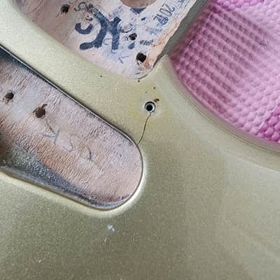 Fender Classic 50s Stratocaster 2014 - Shoreline Gold Body image 5