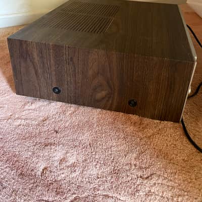 Marantz MR220 Stereo Receiver - Silver with Wood Case image 4