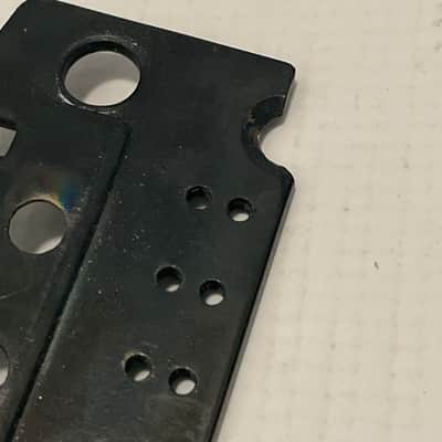 2000's Japan Jackson Licensed JT-580LP Floyd Rose Tremolo Bridge Black Base Plate image 8