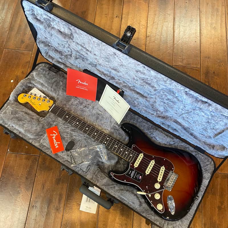 Fender American Professional II Stratocaster Left-Handed RW Rosewood 2021 Sunburst US210048486 image 1