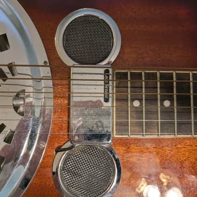 Gold Tone Reso Guitar with Knee Levers image 6