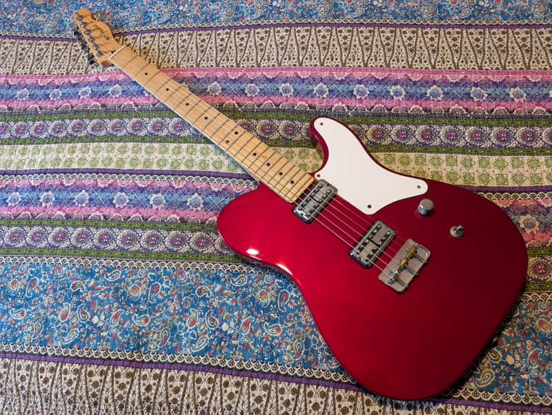 Fender Classic Player Cabronita Telecaster Upgraded Rutters chopped bridge 2014 - Candy Apple Red