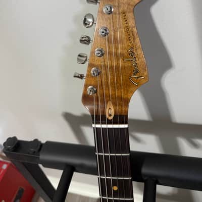 Fender Custom Shop GT11 Journeyman Relic Stratocaster - Olympic White/3-tone Sunburst 2025 - Olympic White/3-tone Sunburst image 7