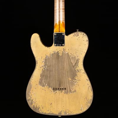 Fender Custom Shop 1951 Telecaster Super Heavy Relic Super Faded Aged Nocaster Blonde (215) image 4