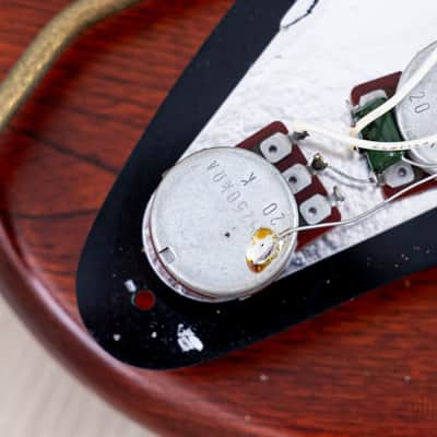 1992 Fender Stratocaster Order Made Walnut Satin Nitro Lacquer w/ Gold Hardware & Case, Japan MIJ Fujigen image 20