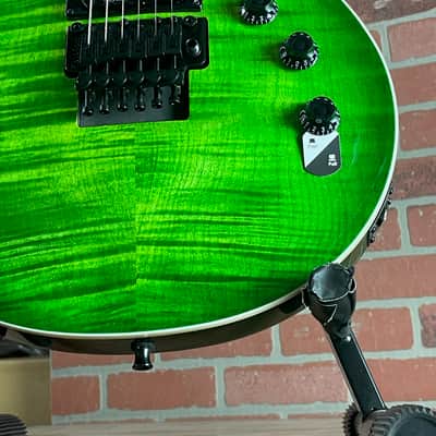 ESP LTD Alex Skolnick AS-1 Signature Electric Guitar - Lime Burst/Lime Green image 4
