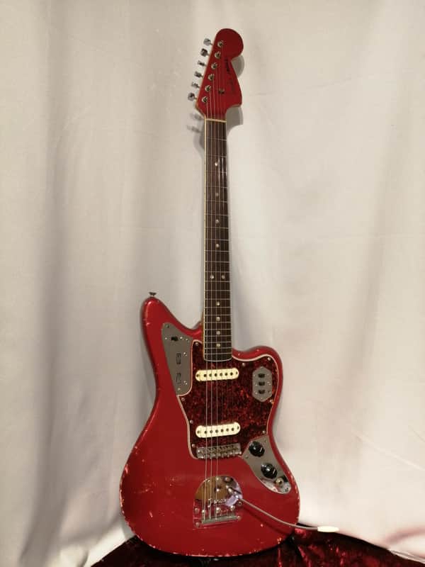 Fender 1966 Jaguar Car Electric Guitar Rare Vintage Model image 1