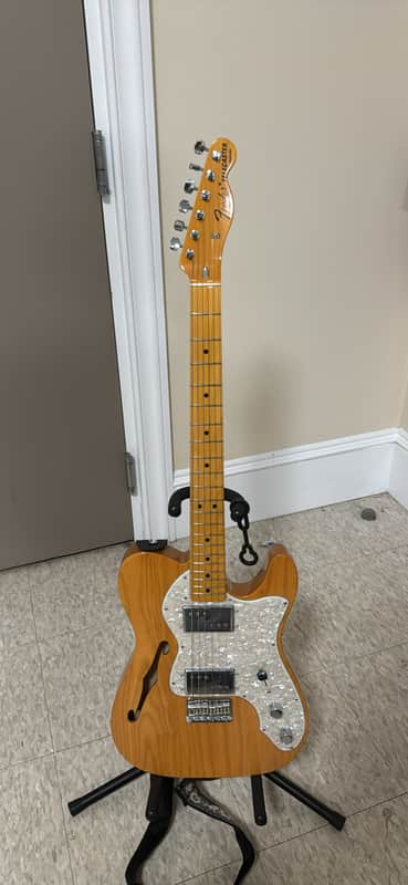 Fender American Vintage II 1972 Telecaster Thinline Electric Guitar 2023 - Aged Natural