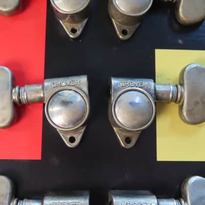 aged GROVER nickel Rotomatic tuners RELIC 4 Les Paul 335 SG 102-18N 18:1 image 7