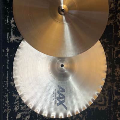 (MINT) Sabian 14" AAX X-Celerator Hi-Hat Cymbals (Pair) - Natural image 3