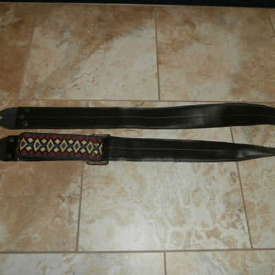 Vintage 1960's Ace-Style Guitar Strap! Metal Buckle! Red, White, and Blue! image 5