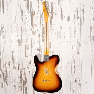 Fender Custom Shop LTD '58 Telecaster - Heavy Relic Faded Aged Chocolate 3-Tone Sunburst image 5