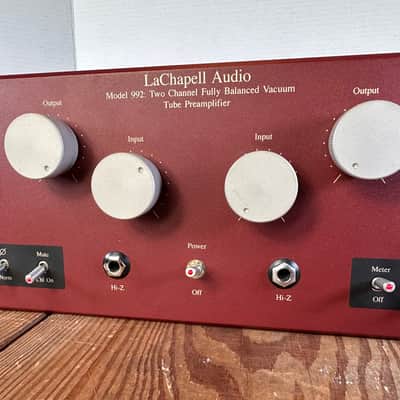 LaChapell Audio 992EG 2-Channel Tube Mic Preamp with Extended Gain 2010s - Red image 4