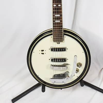 ULTRA RARE!! 1 Year Only -  1968 Kawai, Splendor, Winston, Banjo Shaped Electric Guitar CB-2V! image 2