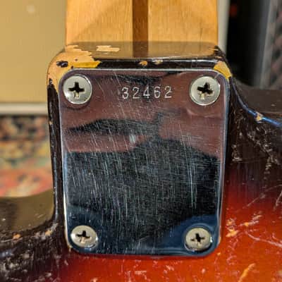 Fender Stratocaster 1958 - 3 Tone Sunburst image 15