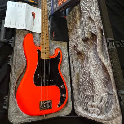 Fender Mod Shop Precision Bass 2026 - Satin Neon Orange image 2