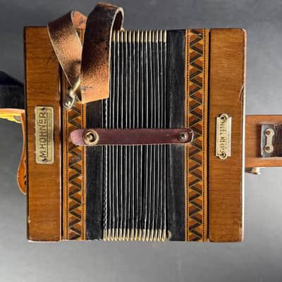 Hohner Button Box Diatonic Accordion Germany Unknown Model (1920s) image 5