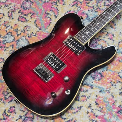 Fender Special Edition Custom Telecaster FMT HH 2013 - Black Cherry Sunburst image 2