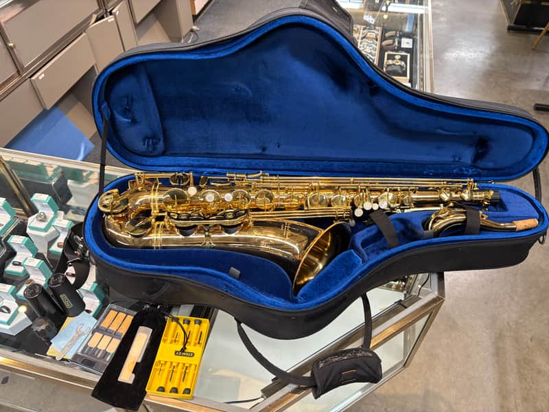 Hollywood Winds H-603L Tenor Saxophone Gold Finish w/ Case & Accessories image 1