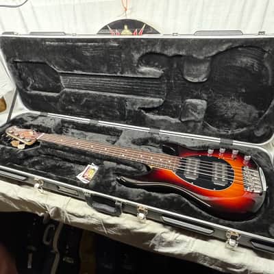 Ernie Ball Music Man USA Sterling 5 HH 5-string Bass with Case 2014 - Vintage Sunburst image 1