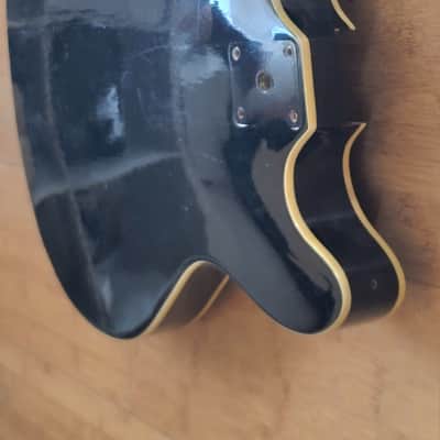 Oscar Schmidt OE-30 Semi Hollow Loaded Body Black - Black image 5