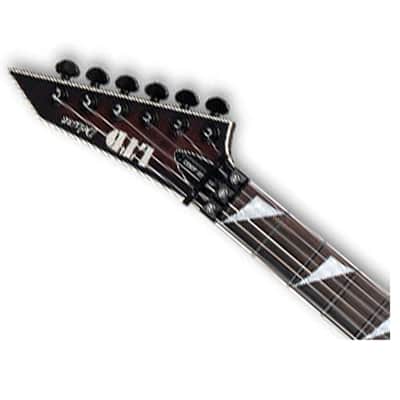 ESP LTD Arrow-1000QM Electric Guitar - Dark Brown Sunburst image 4