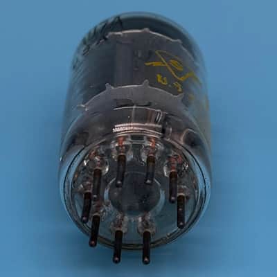 1960s Sylvania 12AU7 ECC82 Vintage Long Plate Halo Getter Preamp Tube! T327 image 6