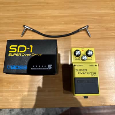Boss SD-1 Super OverDrive (Silver Label) 1997 - Present - Yellow image 2